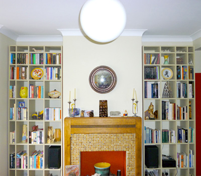Contemporary shelves